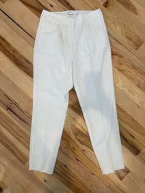 New York & Company White Linen Pants – Size Medium (NWT)